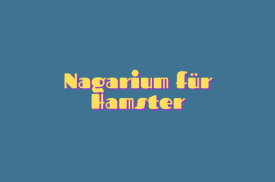 Nagarium für Hamster